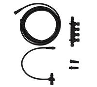 Aramox Câble de Connecteur NMEA 2000 T ABS 5 Broches Filetage M12 IP67 Kit de Terminaisons en T Multiport étanche pour Câbles de Dérivation de Base sur les Réseaux Lowrance Simrad B et G