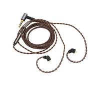 Aramox Câble de Mise à Niveau des écouteurs, Fil OFC, qualité Sonore Améliorée, Microphone intégré, 2 Broches 0,78 Mm pour Appareils de Sport et de Musique