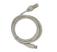 Aramox Câble de Scanner de Codes-Barres, Cordon de Transfert de Données USB 2.0, Câble de Remplacement en PVC de 1,7 M avec Transmission Rapide Plug and Play pour Scanners d'entrepôt de Bureau de