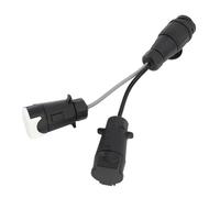 Aramox Câble D'extension de Remorque, 13 Broches vers Double Prise 7 Broches, Prise de Remorquage 12 V, Adaptateur de Remorquage de Remorque de Européen, Prise de Conversion de