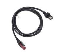 Aramox Câble Imprimante USB, Cordon de Câble de Scanner à Barres pour Imprimantes USB, Ligne de Connexion POS Terminaux, Scanners de Carte D'extension PCI