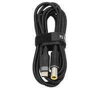 Aramox Câble USB C vers DC 100 W PD USB C Mâle vers DC 7,9 X 5,5 Mm Mâle tressé Câble de Charge d'alimentation pour Ordinateurs Portables Charge Rapide Portable Durable (JD0602-1 (1 mètre))