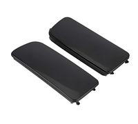 Aramox Cache Anti Brouillard E36 garniture de phare antibrouillard cache antibrouillard e36, garniture de couvercle de cadre avant ABS Convient pour E30 E36 E46 318323325 (noir)(Paire 51118122449 + 51
