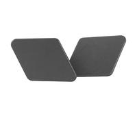 Aramox Cache Buse Phare E90 Cache Lave-Phares compatible avec Série 3 E90 2005-2009, Plastique Noir Mat, Kit de 2 Pièces