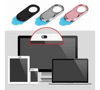 Aramox Cache-Objectif pour Webcam, 3 Pièces, Autocollant de Protection en Métal pour Smartphones et Tablettes, Empêche Le Piratage et Garantit la confidentialité (Couleur Mixte Argent Noir Rose)