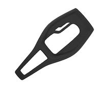 Aramox Cadre de Panneau d'engrenage de Commande Centrale, Garniture de Panneau d'engrenage Rugueux, Couvercle de Remplacement de 2mm avec Ruban Adhésif Intérieur pour LHD 2016 2021 (BLACK)