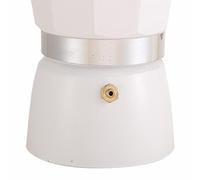 Aramox Cafetière Portable en Aluminium avec Poignée en Grain de Bois, Design Léger avec Valve de Pression pour la Maison, les Voyages, le Camping, la Préparation du café (150ML)