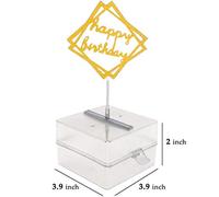 Aramox Cake Money Box, Funny Cake ATM Moule avec un Sac en Plastique de 20 Pcs, un Moule à Tirer de L'argent, Idéal pour les Anniversaires, les Mariages, les Vacances (Couleur assortie)
