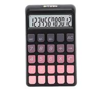 Aramox Calculateur de Bureau Scientifique Grand Bouton, Réponse clé à Haute sensibilité pour Les Affaires et L'école, 12 Chiffres, Matériau ABS, 2 X AAA Batterie (Black)