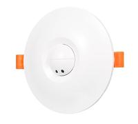 Aramox Capteur à Micro-Ondes, Détecteur de Mouvement à Montage au Plafond ABS, Portée de 360 degrés, 6 M, 5,8 à 6,2 GHz, Haute sensibilité, Anti-interférence pour éclairage de Plafond Résidentiel