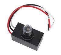 Aramox Capteur de Lumière à Cellule Photoélectrique, Interrupteur de Commande de Lumière ABS du Crépuscule à l'aube 110 à 277 V 5 A IP65 câblé, Marche/arrêt Automatique pour éclairage de Rue de