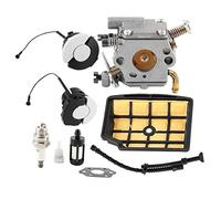 Aramox Carburateur Carb Kit Remplacement Carb Convient pour MS200 / MS200T OE: 1129 120 0653, 11291200653