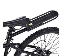Aramox Carrier de Vélo Universel, Porte-siège Arrière à Vélo, Support de Support de Bagage en Alliage en Aluminium Rétractable, Installation à Libération Rapide avec Corde pour Le de la Route de