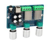 Aramox Carte Amplificateur de Puissance Numérique 12V, 2.1 Canaux 60W | Sortie caisson de basses stéréo 2x15W 30W, puce DC 4A YDA138, entrée AUX 3.5mm, système sonore HiFi, Module de haut-parleur
