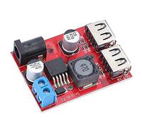 Aramox Carte Régulateur de Tension, Module Convertisseur de Rectification Synchrone 6 V à 30 V à 5 2 A Double Sortie USB pour Système Solaire Alimentation de Voiture 4B
