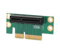 Aramox Carte Riser PCIE 4X, Adaptateur à Angle Droit 90 Degrés | PCB plaqué or à 4 couches, stabilité du signal haute fréquence, prise en charge du serveur 1U 2U, extension de fente X4