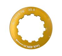 Aramox Cassette de Vélo Verrouillage en Aluminium en Alliage Volant 4 Couleurs Conception Compacte Installation Facile sans élimination de la Chaîne Résistante à la Corrosion Légère pour Le Vélo de