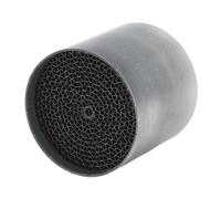 Aramox Catalyseur de Tuyau D'échappement, Catalyseur de Silencieux D'échappement Central Avant en fer Universel Moto Moto Tuyau de Liaison Catalytique (53 * 50mm)