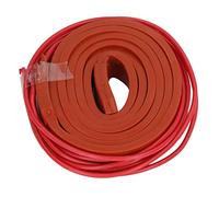 Aramox Ceinture Chauffante en Silicone Chauffage en Silicone étanche 15 X 1000 Mm 40 W Enveloppe Flexible pour Tuyau d' Réservoir Compresseur Chauffage 0,5 M Plomb 392F Résistance Thermique pour