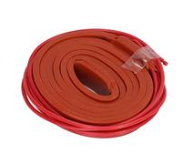Aramox Ceinture Chauffante en Silicone Chauffage Flexible en Silicone 15 X 1000 Mm 40 W Conception à Enveloppe Souple Chauffage Uniforme Plomb de 500 Mm pour Isolation de Pompe de Compresseur de