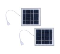 Aramox Chargeur de Panneau Solaire Monocristallin Durable 5 W avec Support Arrière pour Smartphones, Lecteurs MP3, Appareils MP4 pour Les Amateurs de Vie Durable