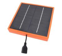 Aramox Chargeur de Panneau Solaire Portable 10W, Haute efficacité, en Silicium Monocristallin, USB, pour la Randonnée