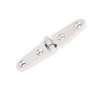 Aramox Charnière de Porte de Bateau Marin, Acier Inoxydable 316, Remplacement de Trappe Affleurante, Idéale pour les Portes et Couvercles de Cabine (103 * 27)