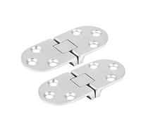 Aramox Charnière de porte marine, trappe affleurante de bateau d'acier inoxydable de bateau 2Pcs emboutissant le Cabinet pour la porte marine de cabine 66 * 30mm