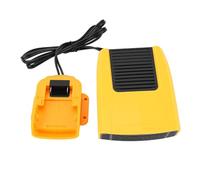 Aramox Chauffage d'espace Portable, Petit Radiateur alimenté par Batterie ABS 200 W, 2 Niveaux de Chaleur 131 à 185 F, Dégivreur 360° pour Voiture d'atelier pour