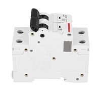 Aramox Circuit Electric Circuit Breaker 2 Pôles Miniature Air Din Rail Mot, IP20 AC MCB, Current classé 40A pour une Utilisation Industrielle et Industrielle (40A)