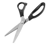 Aramox Ciseaux à Cranter Ciseaux de Couture, 23 Cm en Zinc et Aluminium avec Lames en Acier Inoxydable, Dents de Coupe de 7 Mm, Action Douce pour les Tailleurs et les Artisans à Usage Domestique (Chm)