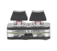 Aramox Clavier à 2 Touches Rouge, Clavier à 2 Touches, à 2 à 2 Mini USB, de Jeu Mécanique à Une Main pour Jeux, Fonction Copier-Coller