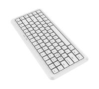 Aramox Clavier sans Fil, Clavier Bluetooth 5.1 Compact à 84 Touches avec Interrupteur à Ciseaux Ultra-Silencieux et Récepteur 2,4 G (White)