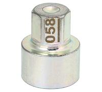 Aramox Clé de Verrouillage de Roue en Métal Antivol, Douille d'écrou de Roue pour Séries 1 3 5 6 7 X1 X2 X3 X4 X5 X6 Z4, Kit de Retrait de clé de Verrouillage de de Remplacement Haute Résistance