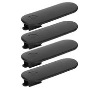Aramox Clips de Ceinture, 4 Pièces de Clips Radio Portables de Remplacement en Plastique Dur Noir pour TLKR T60 T80 T80E