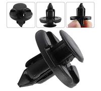Aramox Clips de pare-chocs intérieurs, 01553-09321/01553-2DR9A, Kit de fixations de garniture de garde-boue pour pare-chocs intérieur (100PCS)