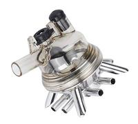 Aramox Cluster de Griffes de Milker, Partie de Machine de Traite de Moutons de Chèvre, Conception Efficace, Collection de Ferme pour Chariots Mobiles, Couvercle Transparent pour un Suivi Facile du
