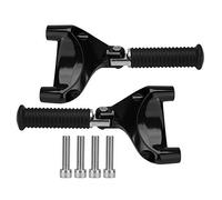 Aramox CNC Aluminium Moto Passager Arri¨¨re Repose-pieds P¨¦dale de Repos Arri¨¨re, Adapt¨¦ pour 883 1200 XL 04-13, Noir
