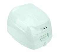 Aramox Coffre de Moto 32L, Boîte de Rangement en Métal ABS étanche avec Verrou à clé, Compatible Universel pour Motos, Vélos électriques et Scooters. (Green)