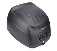 Aramox Coffre de Moto 32L, Boîte de Rangement en Métal ABS étanche avec Verrou à clé, Compatible Universel pour Motos, Vélos électriques et Scooters. (Grey)