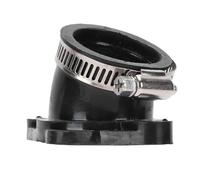 Aramox Collecteur D'admission de Carburateur, Botte en Caoutchouc et Métal GY6, Remplacement 4 Temps pour Carburateur PE 28mm 30mm