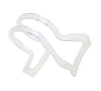 Aramox Collimateur d'archet de Violon, Correcteur de Rectitude d'archet en ABS et Silicone pour Violons 1 4 1 8 10, Guide de Pratique Portable 3D Fit Grip pour étudiants Débutants, Formation (WHITE)