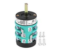 Aramox Commutateur avant/arrière, changeur de pneu moteur de machine en métal 220 V/380 V commutateur de pneu (b)