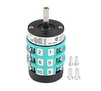 Aramox Commutateur de moteur mécanique Commutateur de changeur de pneus 220 V/380 V Commutateur avant et arrière (a)