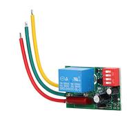 Aramox Commutateur de Relais Relais de Minuterie Réglable AC 110 à 220 V Sortie 1 Canal 16 Modes de Retard 7A pour le Contrôle de l'éclairage du Refroidisseur de Moteur de Ventilateur Utilisation