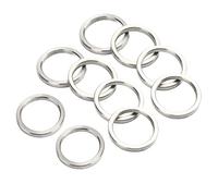Aramox Compact 10pcs en Acier Inoxydable - Lavage D'espaceur de Machine à Laver 15 Mm ou 12 Mm Kit pour L'installation et Le Mouvement Rapides sur Les Vagues et Le Stockage (3515-0015-0020)