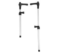 Aramox Compas Bras Pour Fenêtre De Caravane 1 Paire de Tiges de Support de Fenêtre de Camping-car, Ouverture Télescopique de 310 à 435 Mm, Fermeture de Caravane, Tige de Support en Alliage D'aluminium