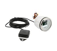 Aramox Compteur de Vitesse GPS, 52 Mm Compteur de Vitesse GPS Compteur Kilométrique DC 9-32 V Kilométrage IP67 Étanche Antibuée Universel pour Bateau RV Moto