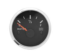 Aramox Compteur de Voiture, 52mm 12V / 24V Compteur de Niveau d'eau en Acier Inoxydable Jauge d'indicateur de Niveau de réservoir d'eau de Bateau IP67 étanche