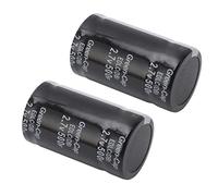 Aramox Condensateur 2 Pièces 2.7V 500F Super Condensateur Redresseur de Voiture Kit d'accessoires avec Fonction d'équilibre Cycle de Vie pour les Systèmes 'alimentation Automobile